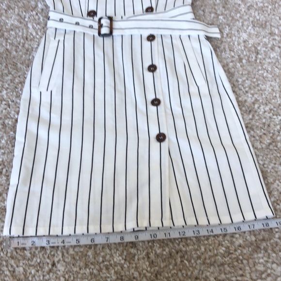 NWT Forever 21 Striped Button Up Midi Dress Sz S - Picture 11 of 13